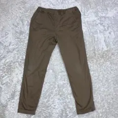ユニクロ キッズ 裏フリース パンツ 140 ブラウン ウエストゴム 暖パン