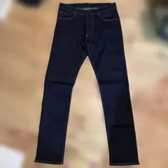 UNIQLO ストレートデニム S ダークブルー