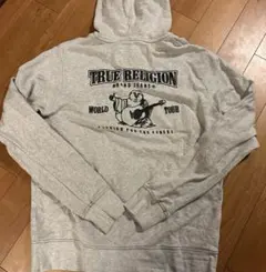 TRUE RELIGION WORLD TOUR パーカー XL/1T グレー