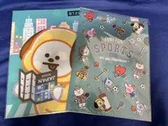 BT21クリアファイル　2枚セット　チミー　東京観光　BTS 未開封