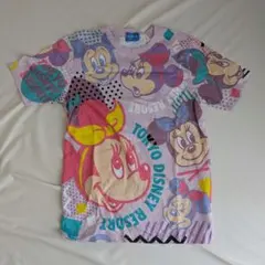 東京ディズニーリゾート Tシャツ 総柄 ミッキー ミニー S ユニセックスのサムネイル