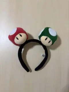 スーパーキノコ/1UPキノコ カチューシャ