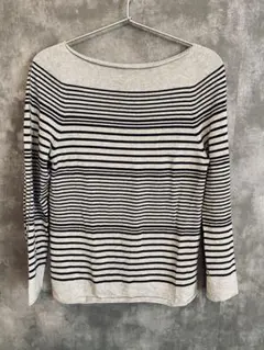 SHIPS購入　ユリパークコットンボーダーニット