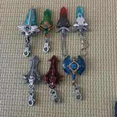 レア 80〜90年代 当時物 ドラクエ ガチャ ロトの剣 祝福の杖 毒牙の