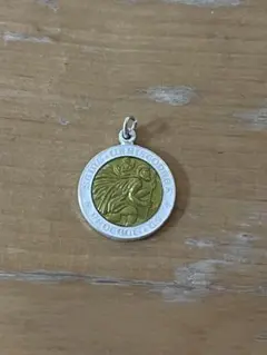 フランス直輸入 聖クリストファー メダイユ 計12個 メタリックブルー アルミ製 アンティークアナスタシア 神戸北野町 聖クリストファー 聖クリストフ