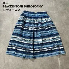 MACKINTOSH PHILOSOPHY総柄フレアスカート 日本製 綿100%のサムネイル
