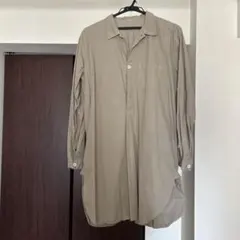 古着　ライトベージュ　シャツ