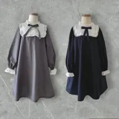 Aラインヨークワンピース 【受注生産です】七五三 結婚式 入園式 入学式