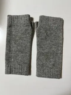 Johnstons ジョンストンズ カシミヤ 手袋 グレー 穴あり ジャンクのサムネイル