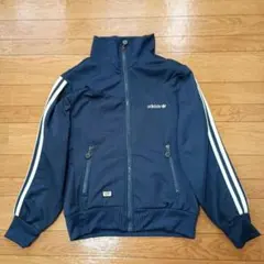 ビンテージ　adidas トラックジャケットネイビー ジャンパー　L