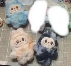 ラブブぬいぐるみキーホルダー音5色が選びます