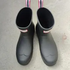 ハンター オリジナル プレイ ショート ブーツ ブラック