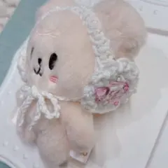 SKZOO パピーム 10cm ぬい服 キラキラ なると ヘッドドレス ピンク