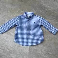 【美品】Ralph Lauren チェック柄シャツ　12M