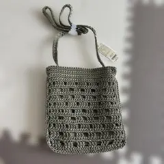 新品studio CLIP クロシェ編みワンマイルショルダーバッグ