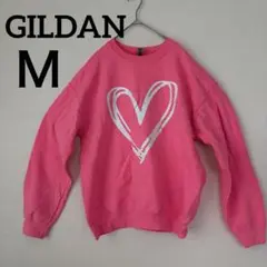 GILDAN HEAVY BLEND ピンク スウェットＭ