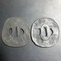 まとめ買い割引あり☆鍔 刀の鍔 鉄製 刀装具 時代物 - メルカリ