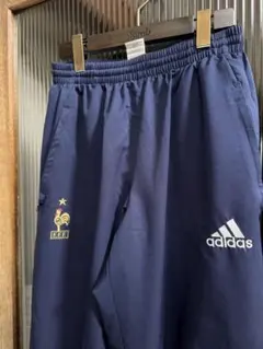 adidas アディダス F.F.F. サッカーパンツ ネイビーフランス代表