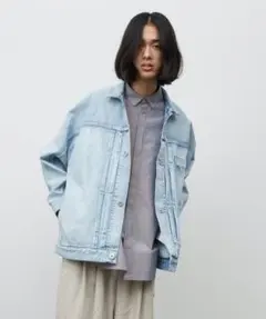 Dulcamara Bigデニムジャケット 0 ライトインディゴブルー