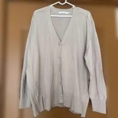 AMERICAN HOLIC ベージュ Vネック カーディガン L
