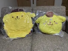 ポムポムプリン　サンリオおすわりクッション　もちもち腕入れまくら