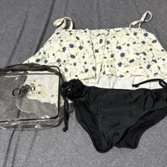 【未使用】WHO’S WHO Chico 水着 花柄 セパレート オフショル