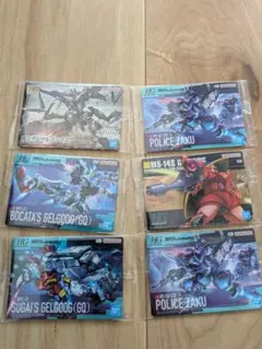 ガンプラパッケージアートグミ　6枚セット