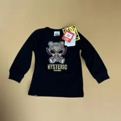 ヒスミニ テディ 長袖シャツ スパンコール 90