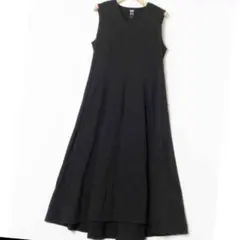 ユニクロxセオリー ロングワンピース M 黒 無地