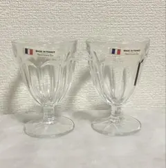 フランス製 グラス2個セット