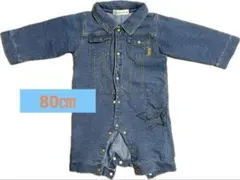 デニムロンパース