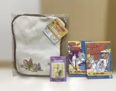 トムとジェリー 一番くじ バッグ フィギュアチャーム キャンバスボード 2種