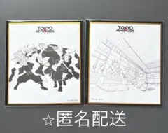 東京リベンジャーズ　原画展　ミニ色紙コレクション　佐野万次郎　マイキー　場地圭介