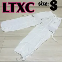 LTXC ロングパンツ カーゴパンツホワイト S ラブトキ　ダンス
