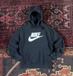 NIKE ナイキ プリント プルオーバー パーカー ブラック Mのサムネイル
