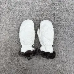 Eddie Bauer flower pattern fur mittens