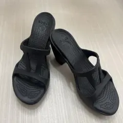 新品！クロックス サンダル サイプラスV ヒール ブラウン 21cm W5
