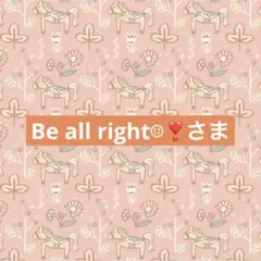 Be all right☺︎❣️さま専用☆。.:＊・゜