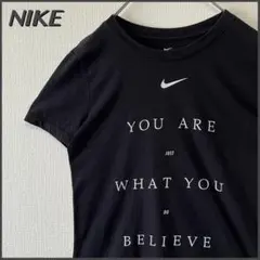 【良品】 NIKE ナイキ ワンポイントロゴ プリント Tシャツのサムネイル
