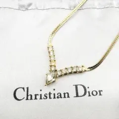 3281-1 人気　✨　Dior　ネックレス　CD ロゴ　希少　刻印