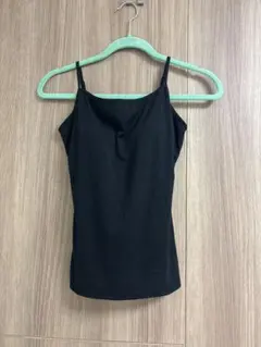 ブラックキャミソール イトーヨーカドー　ボディークーラー　カップ付き