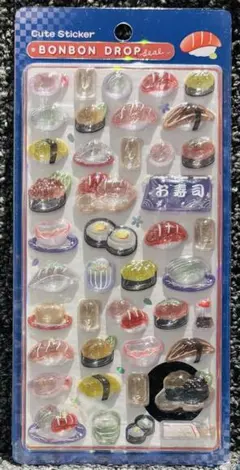 【正規品 即日発送】新作 ボンボンドロップシール 和柄 寿司