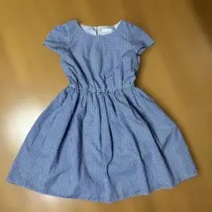 ［限定］ ギンガムチェックワンピース　earth キッズ　140〜160