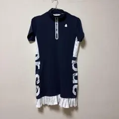 美品 and per se アンパスィ ゴルフ ワンピース M 白 - メルカリ