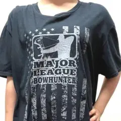 アンビル Tシャツ MAJOR LEAGUE ブラック 黒 XL 古着