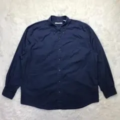 ボタンシャツ 青