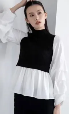 シャツドッキングニット