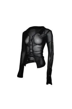 mesh hook tops theredthread - メルカリ
