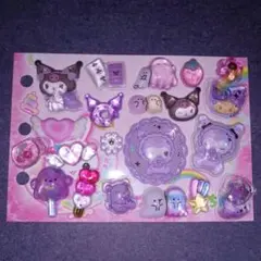 正規品★ボンボンドロップシール　おすそ分け　クロミ　うるちゅるポップシール