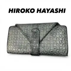希少✨HIROKO HAYASHI 長財布 ローリングストーン レザー 渦巻き